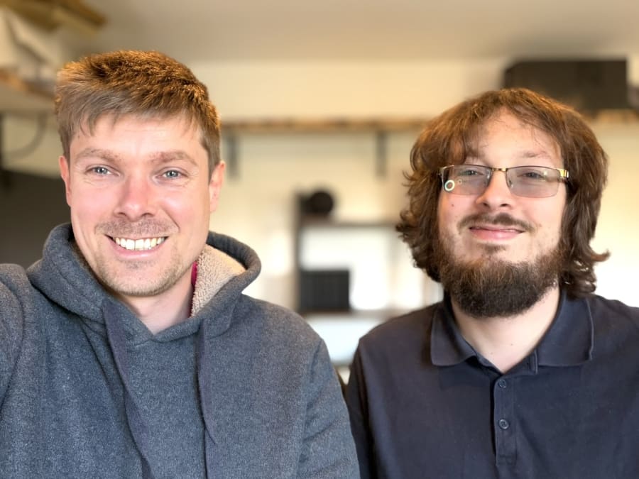 Sam James and Matthew Morgan, Fresh Tech engineers, Ludlow
