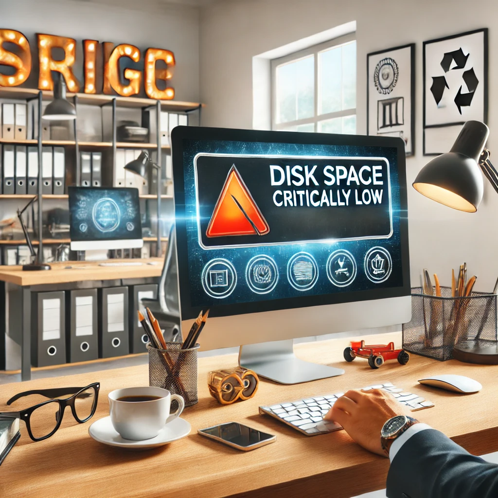 Disk Space Alerts for Business Impact